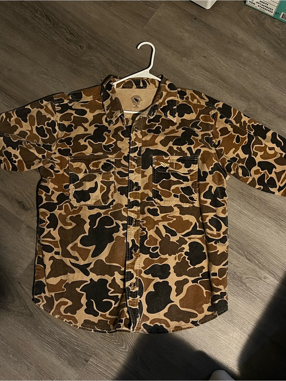 Old school camo Chamois shirt